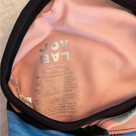 JoyLab Colorful Halter Top with Black Trim - Picture 5 of 5